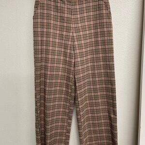 A Loves A Plaid Pants in Pink and Brown